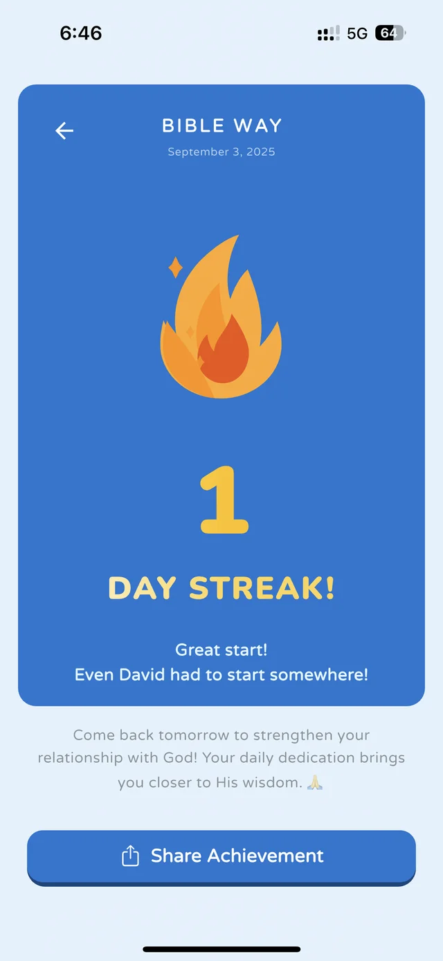 Your Bible Streak Starts Here