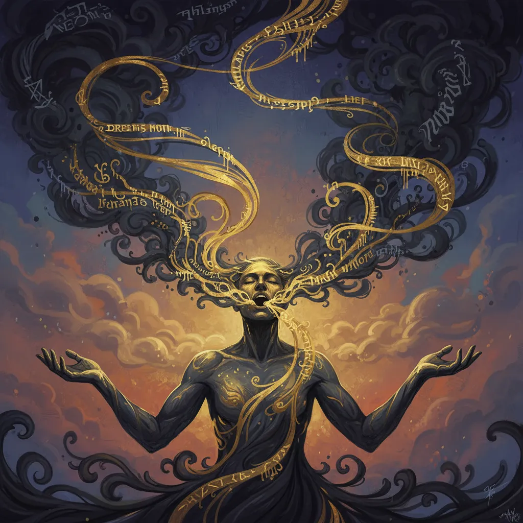 Artistic representation of the power of words showing both healing and harmful speech as taught in Proverbs