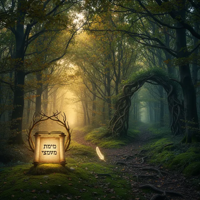 Two paths diverging in a peaceful forest representing the choice of wisdom in Proverbs